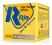 Rio Ammunition Top Target 20 Gauge Shotshell Ammunition  2 3 4 Inch  1250 FPS  7 8 Ounce   7 1 2 Shot - 25 Cartridge Box   25   1  