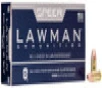 Speer Lawman Subsonic Centerfire Ammunition  9mm Luger  Total Metal Jacket Flat Nose  147 Grain - 50 Cartridge Box   50   1  