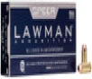 Speer Lawman Standard Velocity Centerfire Ammunition  40 Smith   Wesson  Total Metal Jacket Flat Nose  165 Grain - 50 Cartridge Box   50   1  