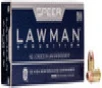 Speer Lawman Standard Velocity Centerfire Ammunition  45 GAP  Total Metal Jacket Flat Nose  185 Grain - 50 Cartridge Box   50   1  