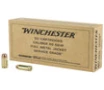 Winchester Service Grade Standard Velocity Centerfire Ammunition  40 Smith   Wesson  Full Metal Jacket Flat Nose  165 Grain - 50 Cartridge Box   50   1  