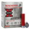 Winchester Super-X 12 Gauge Shotshell Ammunition  2 3 4 Inch  1255 FPS  1 1 8 Ounce   4 Shot - 25 Cartridge Box   25   1  