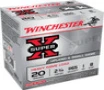 Winchester Super-X 20 Gauge Shotshell Ammunition  2 3 4 Inch  1165 FPS  1 Ounce   8 Shot - 25 Cartridge Box   25   1  