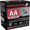 Winchester AA Steel Super Sport 12 Gauge Shotshell Ammunition  2 3 4 Inch  1450 FPS  1 Ounce   8 Shot - 25 Cartridge Box   25   1  