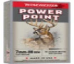 Winchester Power-Point Hyper Velocity Centerfire Ammunition  7mm-08 Remington  Power Point  140 Grain - 20 Cartridge Box   20   1  