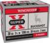 Winchester Super-X 20 Gauge Shotshell Ammunition  2 3 4 Inch  1200 FPS  20 Pellet   3 Buck - 5 Cartridge Box   5   1  