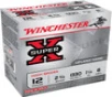Winchester Super-X 12 Gauge Shotshell Ammunition  2 3 4 Inch  1330 FPS  1 1 4 Ounce   8 Shot - 25 Cartridge Box   25   1  
