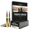 Nosler Trophy Grade Hyper Velocity Centerfire Ammunition  300 Rem SAUM  Nosler Spitzer Partition  180 Grain - 20 Cartridge Box   20   1  