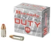 Hornady Critical Duty Subsonic Centerfire Ammunition  9mm Luger  Hornady FlexLock  135 Grain - 25 Cartridge Box   25   1  