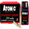 Atomic Ammunition 00465 Rifle Subsonic 300 Blackout 220 gr Hollow Point Boat Tail 50 Per Box 10 UPC  858767004652