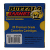 Buffalo Bore Ammunition 21D20 BuffaloBarnes Strictly Business 10mm Auto 155 gr Barnes TAC XP Lead Free 20 Per Box 12 UPC  651815021041