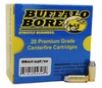 Buffalo Bore Ammunition 23F20 Outdoorsman Strictly Business 40 SW 200 gr Hard Cast Flat Nose 20 Per Box 12 UPC  651815023069
