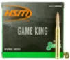 HSM Game King Hyper Velocity Centerfire Ammunition  25-06 Remington  Sierra GameKing Spitzer Boat Tail  100 Grain - 20 Cartridge Box   20   1  