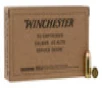 Winchester Service Grade Subsonic Centerfire Ammunition  45 ACP  Full Metal Jacket  230 Grain - 50 Cartridge Box   50   1  