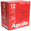 Aguila Target Load Competition 12 Gauge Shotshell Ammunition  2 3 4 Inch  1200 FPS  1 Ounce   8 Shot - 25 Cartridge Box   25   1  