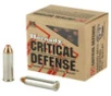 Hornady Critical Defense Hyper Velocity Centerfire Ammunition  357 Magnum  Flex Tip eXpanding  125 Grain - 25 Cartridge Box   25   1  