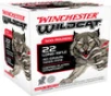 Winchester Wildcat Dynapoint High Velocity Rimfire Ammunition  22 LR  Copper Plated Hollow Point  40 Grain - 500 Cartridge Box   500   1  