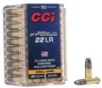 CCI Suppressor Subsonic Rimfire Ammunition  22 LR  Lead Hollow Point  45 Grain - 50 Cartridge Box   50   1  