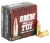 Fort Scott Munitions 9MM125SCVSS Tumble Upon Impact TUI 9mm Luger Subsonic 125 gr Solid Copper Spun 20 Per Box 25 UPC  753677048126