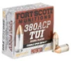 Fort Scott Munitions 380095SCV Tumble Upon Impact TUI 380 ACP 95 gr Solid Copper Spun 20 Per Box 25 UPC  753677048157