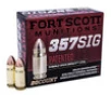 Fort Scott Munitions 357SIG095SCV Tumble Upon Impact TUI 357 Sig 95 gr Solid Copper Spun 20 Per Box 25 UPC  758381721525