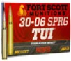Fort Scott Munitions 3006168SCV Tumble Upon Impact TUI Rifle 3006 Springfield 168 gr Solid Copper Spun 20 Per Box 10 UPC  758381722034