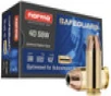 Norma Ammunition 801407727 Safeguard 40 S W 180 gr Jacketed Hollow Point 50 Per Box  20 Case UPC  810036151672