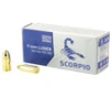 SCORPIO AMMO 9MM 124GR FMJ 50 1000 UPC  850053775000