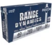 Fiocchi Range Dynamics Subsonic Centerfire Ammunition  40 Smith   Wesson  Full Metal Jacket Truncated Cone  165 Grain - 50 Cartridge Box   50   1  