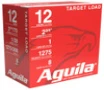 Aguila Target Load Competition 12 Gauge Shotshell Ammunition  2 3 4 Inch  1275 FPS  1 Ounce   8 Shot - 25 Cartridge Box   25   1  
