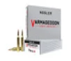 Nosler Varmageddon Hyper Velocity Centerfire Ammunition  17 Remington  Flat Base Hollow Point  20 Grain - 20 Cartridge Box   20   1  