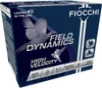 Fiocchi Field Dynamics High Velocity 20 Gauge Shotshell Ammunition  3 Inch  1200 FPS  1 1 4 Ounce   4 Shot - 25 Cartridge Box   25   1  