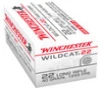 Winchester Wildcat High Velocity Rimfire Ammunition  22 LR  Lead Round Nose  40 Grain - 50 Cartridge Box   50   1  