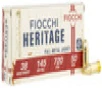 Fiocchi Hyperformance Compete Subsonic Centerfire Ammunition  38 Smith   Wesson  Full Metal Jacket  145 Grain - 50 Cartridge Box   50   1  
