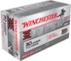 Winchester Super-X Hyper Velocity Centerfire Ammunition  30 Carbine  Hollow Soft Point  110 Grain - 50 Cartridge Box   50   1  