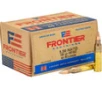 Hornady Frontier Hyper Velocity Centerfire Ammunition  5 56 x 45mm NATO  Full Metal Jacket  FMJ   55 Grain - 50 Cartridge Box   50   1