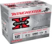 Winchester Super-X 12 Gauge Shotshell Ammunition  2 3 4 Inch  1280 FPS  1 1 8 Ounce   6 Shot - 25 Cartridge Box   25   1  