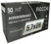 Fiocchi Hyperformance  5 7x28mm  40 Grain  Tipped Hollow Point  Case