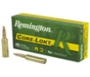 Remington Core-Lokt Hyper Velocity Centerfire Ammunition  6mm Creedmoor  Pointed Soft Point Core Lokt  100 Grain - 20 Cartridge Box   20   1  