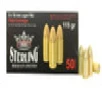 STERLING 9X19MM LUGER FMJ PISTOL AMMUNITION 115GR BRASS CASING 500 Round Case
