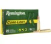 Remington Ammunition 29077 Core-Lokt 250Savage 100gr Pointed Soft Point Core Lokt 20 Per Box 10 Case