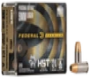 Federal P9HST1S Premium Personal Defense 9mmLuger 124gr HST Jacketed Hollow Point 20 Per Box 10 Case