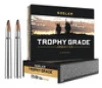 Nosler Trophy Grade Safari Hyper Velocity Centerfire Ammunition  375 H H  Nosler Spitzer Partition  300 Grain - 20 Cartridge Box   20   1  