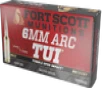 Fort Scott Munitions 6ARC-090-SCV2 Tumble Upon Impact  TUI  6ARC 90gr Solid Copper Spun 20 Per Box 10 Case