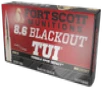 Fort Scott Munitions 86BLK235SCV1 Tumble Upon Impact  TUI  8 6 Blackout 235 gr 20 Per Box  10 Cs