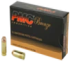 PMC 40D Bronze 40S W 165gr Full Metal Jacket 50 Per Box 20 Case