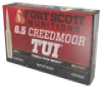 Fort Scott Munitions 65CM130SCV2 Tumble Upon Impact  TUI  Rifle 6 5Creedmoor 130gr Solid Copper Spun 20 Per Box 10 Case