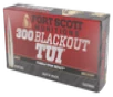 Fort Scott Munitions 300115SCV Tumble Upon Impact  TUI  300Blackout 115gr Solid Copper Spun 20 Per Box 25 Case