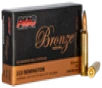 PMC 223SP Bronze 223Rem 55gr Pointed Soft Point 20 Per Box 10 Case