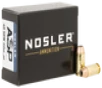 Nosler 51283 Assured Stopping Power Handgun 40S W 150gr Jacketed Hollow Point 20 Per Box 20 Case